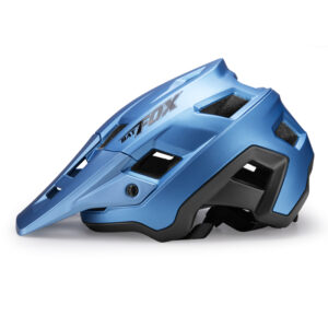 BATFOX EN1078 Certified MTB Bike Helmet With Detachable Visor, Multi Color Lightweight Shockproof Cycling Helmet For Adult Men Women Mountain Offroad Riding