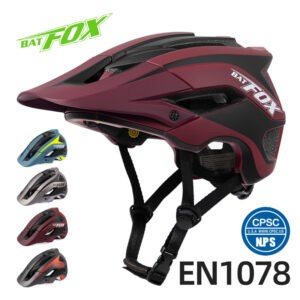 Bat‑Fox MTB Mountain Bike Helmet With Visor For Trail Enduro Cycling