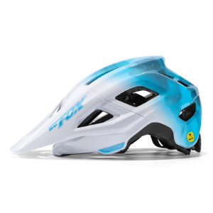BATFOX Gradient Glossy Bike Helmet Breathable Adjustable Adult Cycling Safety Helmet