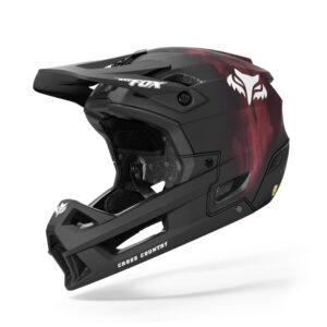 BAT FOX Full Face Mountain Bike Helmet, Downhill MTB Helmet for Enduro BMX Offroad Cycling, Lightweight Impact-Resistant Full Face Helmet for Adult Riders 