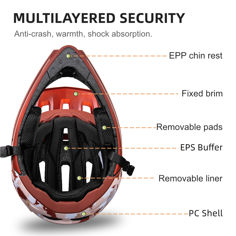 Adult Full‑Face Mountain Bike Helmet with Removable Chin Guard, BMX Downhill Cycling Helmet Multiple Graphic Designs