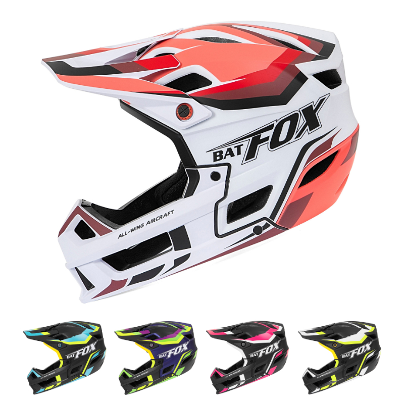 BATFOX MA026‑125 Full Face MTB Helmet | Downhill Mountain Bike Full Face Helmet for Off‑Road Trail Riding