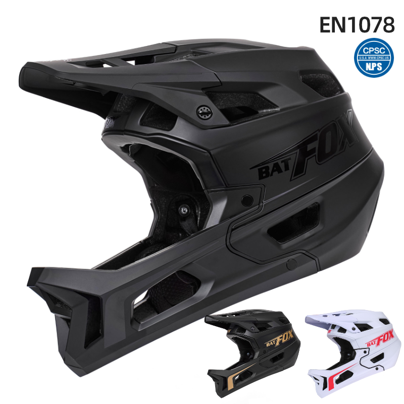 Removable Chin Guard Full Face Mountain Bike Helmet | Adult Dual‑Use MTB Downhill Cycling Helmet